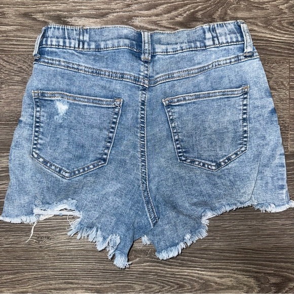 *3 for $15* REWASH American Original Denim Shorts 3 High-Rise Distressed Jeans - Picture 2 of 8